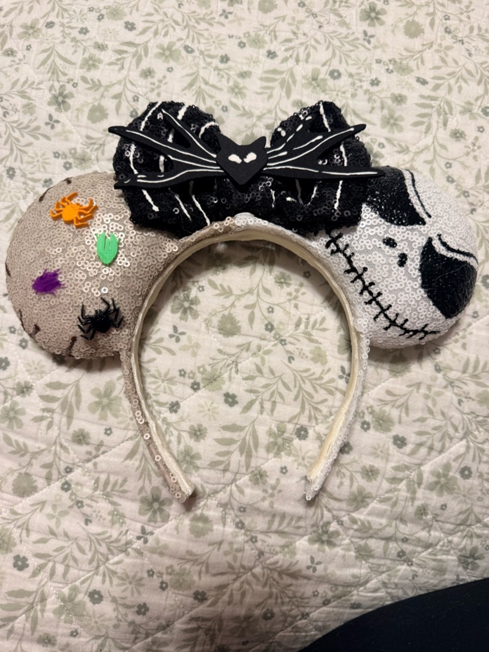 Homemade Nightmare before Christmas Mickey ears